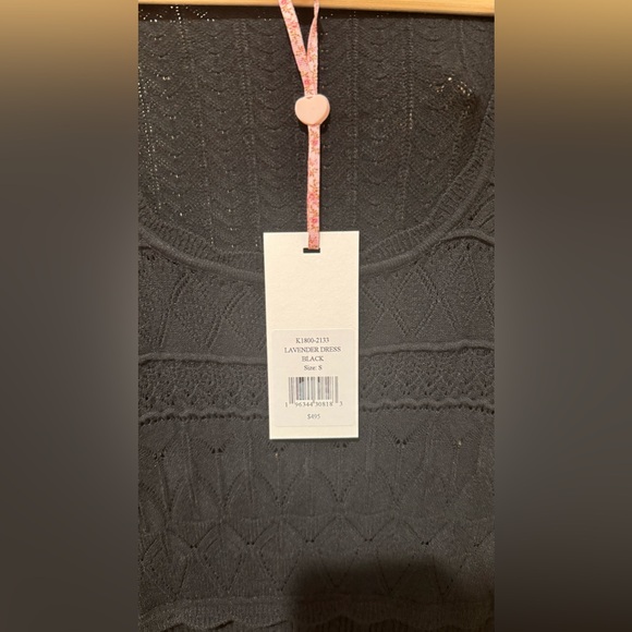 LoveShackFancy LAVENDER POINTELLE KNIT MINI DRESS, brand new with tags, no flaws - Picture 7 of 11